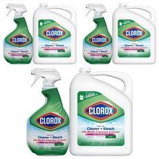 Clorox 高樂氏 漂白清潔劑 噴槍瓶 + 補充瓶5.32L, 3組, 6266ml
