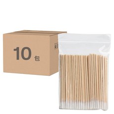 小麥購物 紋繡尖頭棉簽 G035 17g, 100支, 10包