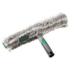 UNGER 安佳 忍者玻璃刮刀清潔布 + T型桿套組 35cm, 1套