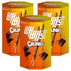 PEPERO 脆心巧克力棒, 140g, 3盒