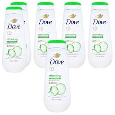 Dove 多芬 清爽水嫩沐浴露, 325ml, 6瓶