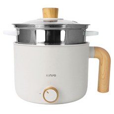 Kinyo 陶瓷蒸煮美食鍋 白色, FP-0965