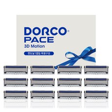 DORCO 多可樂客 PACE 3D動感刮鬍刀片, 1個, 12入