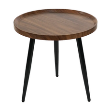 FAmILyLIFE 生活 木冶山居 Carmel圓形茶几 WO-002-WA 50 x 50 x 48.5cm, 胡桃木