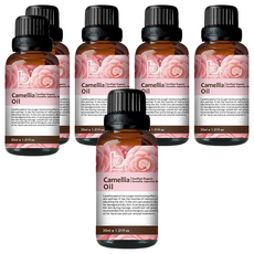 BONNIE HOUSE 植享家 有機單方基底油 山茶花油, 30ml, 6瓶