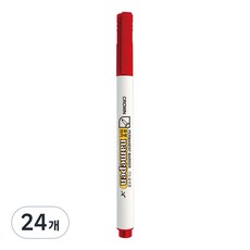 CROWN 油性筆 X, 紅色, 24個