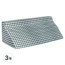 포근상점 노인 환자 자세 변화 삼각 쿠션 그린체크, 3개