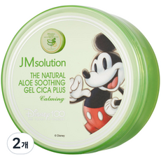 JMsolution 肌司研 迪士尼100週年紀念版The Natural蘆薈舒緩凝膠積雪草Plus鎮靜, 300ml, 2個