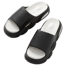 CARET 凱樂足弓支撐EVA雙層緩震恢復拖鞋, 260, 黑色