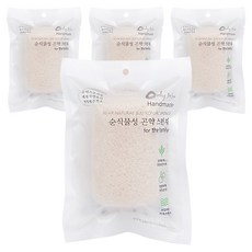 Only Jeju ISLAND 蒟蒻沐浴海綿 長方形, 單色, 4個