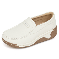 J SHOE 牛皮 Demin 厚底增高懶人鞋 5.5cm