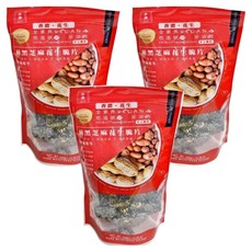 亦擇 純黑芝麻花生脆片, 全素食VEGAN, 低溫烘焙非油炸, 300公克, 300g, 3包