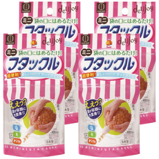 KOKUBO 小久保工業所 Delijoy 迷你封袋蓋 操作方便 輕鬆開閉 防止受潮 維持食品品質 防止異味進入, 4包, 白色