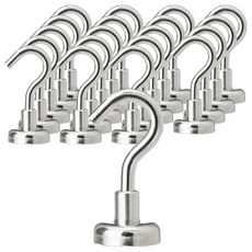 다퍼남 고리 후크 강력 마스크 걸이, 은색, 20개