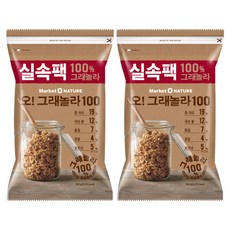 Market O'Nature Ogranola 100 純麥片, 500g, 2個