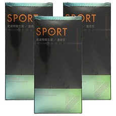 SPORT 史波特 激感型衛生套保險套, 12入, 3盒