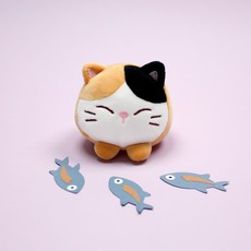 MOCHITOWN 動物身體造型暖暖包玩偶, 7cm, 黑色