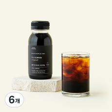 언더프레셔 블랙 앤 화이트 커피원액 오리지널, 6개, 200ml