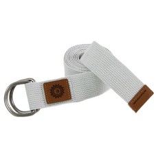 Miracle 墨瑞革 習瑜珈純棉雙環伸展瑜珈繩 240cm 雪引灰, 1條