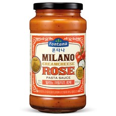 歐洲 Fontana 米蘭奶油起司粉紅義大利麵醬, 600g, 1個