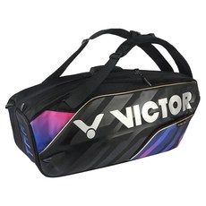 VICTOR 勝利體育 拍包袋背包 6支裝拍包 BR9213CJ, 黑/自由紫, 1個