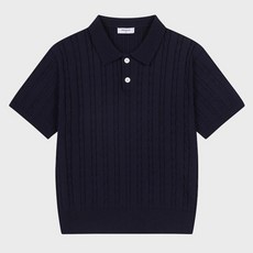 兒童款麻花領毛衣