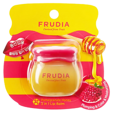 FRUDIA 確認過嘴唇 豐澤潤唇膏 蜂蜜石榴, 強化唇肌彈力與保濕, 10ml, 1個