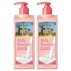 밀크바오밥 퍼퓸 샴푸 플로라부케향, 500ml, 2개