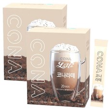 CONA 烘焙拿鐵即溶咖啡粉隨身包, 13.5g, 20條, 2盒