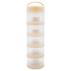 MOYUUM 5層抗菌奶粉盒, 淺褐色, 1個