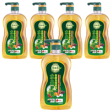 南僑水晶 水晶肥皂 食器洗滌液体, 1L, 5瓶