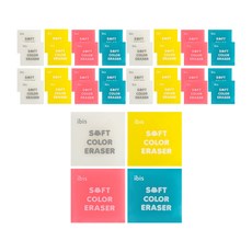 ibis 柔和色彩橡皮擦 SP11152, 36個, 4種混合