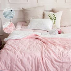 comet Home換季用水洗薄被, 粉色