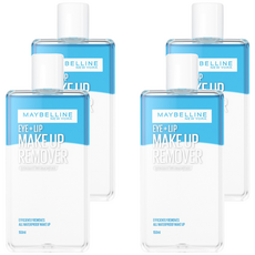 MAYBELLINE 媚比琳 台灣公司貨 輕柔眼唇卸妝液, 150ml, 4瓶, 4件