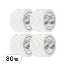 EMPIRE 工業用雙面膠帶 5mm x 20m, 白色半透明, 80入