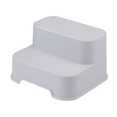 BABY PLANET 幼童寬型2層腳踏凳, Whisper Grey, 1個