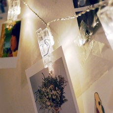 Stupid LED照片夾燈串 20P, 單一顏色, 1套