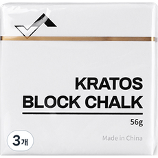 KRATOS Sports Braces 鎂粉舉重塊, 56g, 3個