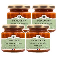 레피큐리앙 유기농 홍피망 가지 스프레드, 100g, 4개