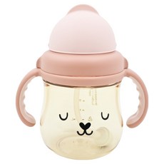 Simba 小獅王辛巴 好樂飲PPSU防漏滑蓋學習水杯, 悠悠粉, 250ml, 1個
