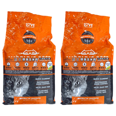 WORLD'S BEST CAT LITTER 貓漾 世界首選 環保玉米砂 大顆粒不沾腳, 天然玉米製成，99.9% 無粉塵, 6.8kg, 2袋