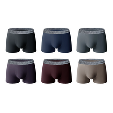 arnaldo bassini 男款無縫線平口內褲6入組 AB-MP1052