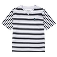 폴햄키즈 아동용 쿨텐션 슬릿 스트라이프 반팔티