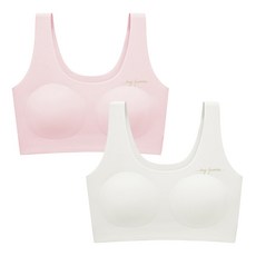 Juniday 學生款無痕冰淇淋胸罩2件組