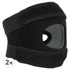 Soyo Sanghoe 可調節矽膠關節墊護膝 黑色, 2個