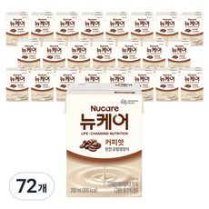 뉴케어 완전 균형영양식 커피맛, 200ml, 72개