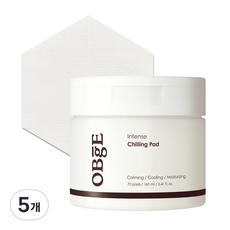 OBge 인텐스 칠링 패드 160ml, 5개, 70매입
