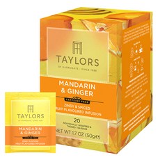 TAYLORS 泰勒茶 柑橘生薑草本茶, 2.5g, 20包, 1盒