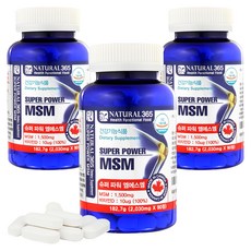 自然 365 超強 MSM, 90顆, 3個