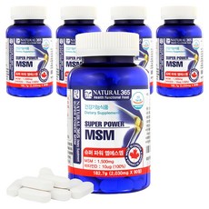 自然 365 超強 MSM, 90顆, 5個